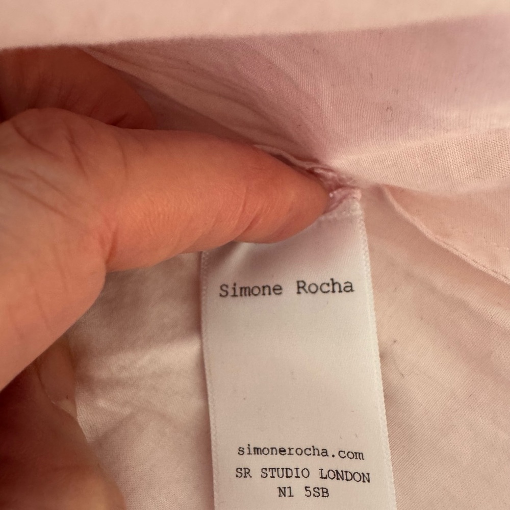Simone Rocha Pink Ruffled Women's Top 🔝 - Picture 6 of 6
